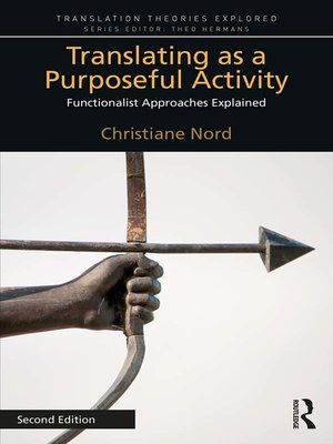cover image of Translating as a Purposeful Activity